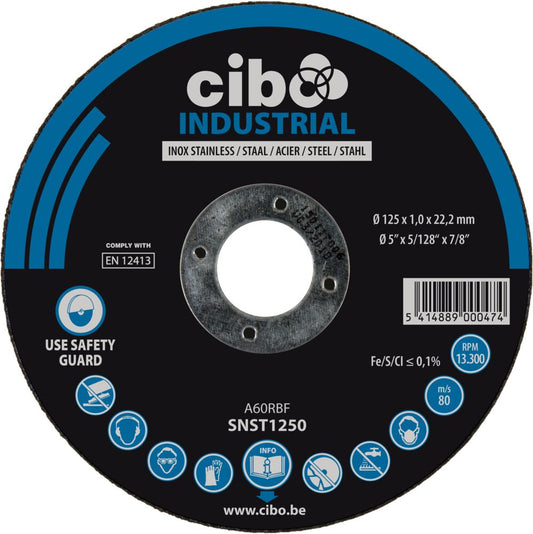 Disc Abraziv 125mm pentru Tăiat Metal/Inox
