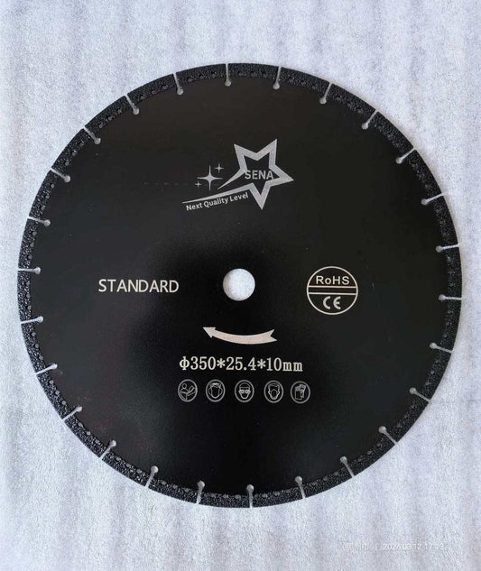 Disc Diamantat pentru Debitat Metal Standard SENA NQL 350*25.4