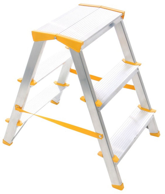 Scara Aluminiu Dubla 3 Trepte SENA NQL, Greutate Sustinuta 150 Kg
